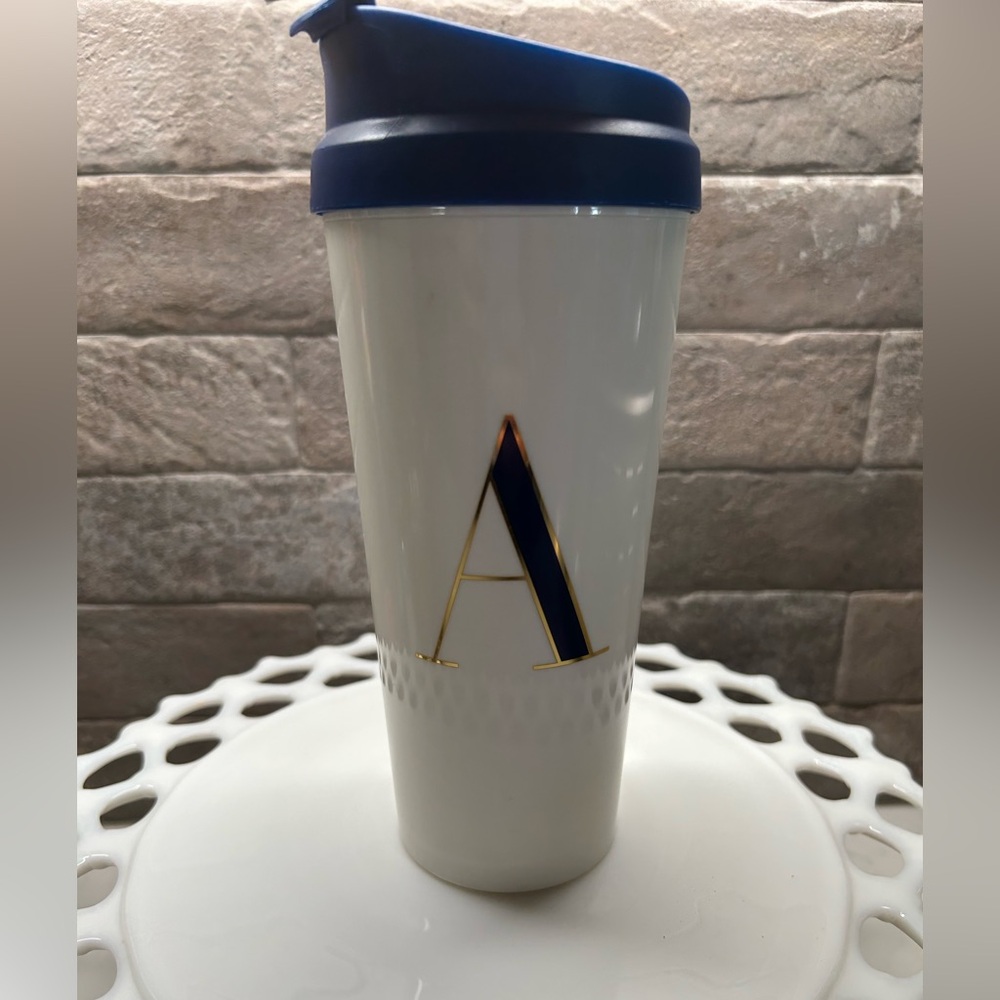 Kate Spade Initial “A” Tumber